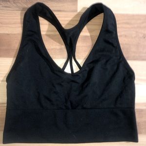 Victoria Secret PINK Black Crop Bra